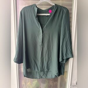 Audrey & Celine Women’s Emerald Green Blouse